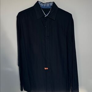 Tasso Elba Black Dress Shirt